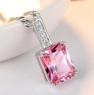 Pink Princess Zirconia Necklace - MagicWhisper Boutique
