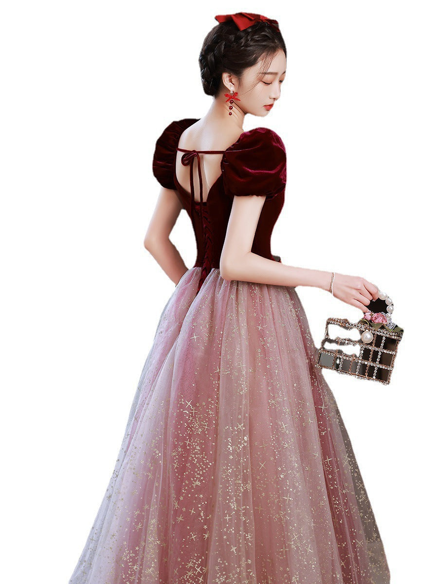 Girls Hepburn Style Princess Dress – Elegant Daily & Special Occasion Wear