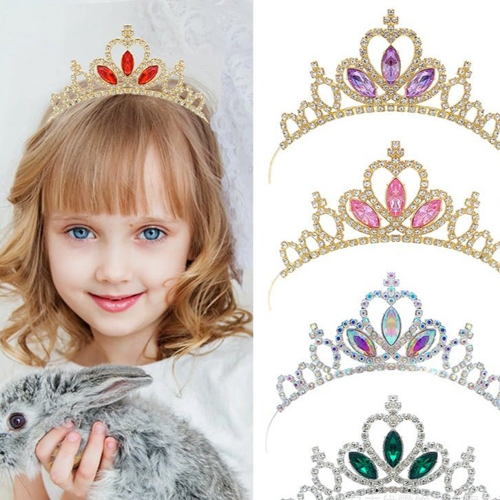 Girl Princess Crown Birthday Gift Headdress - MagicWhisper Boutique