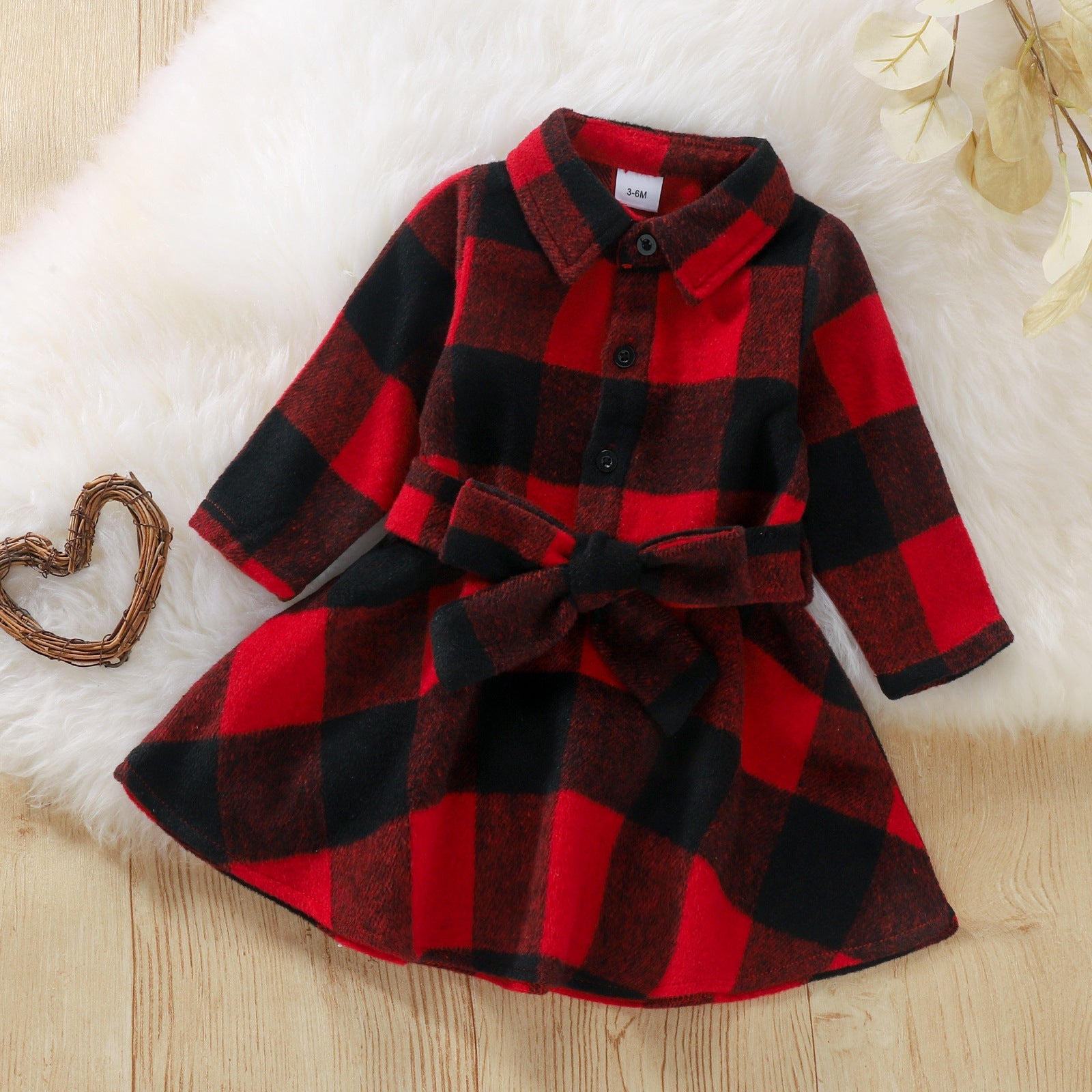 “Classic Plaid Baby Princess Dress ❤️” - MagicWhisper Boutique