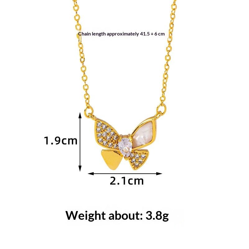 “Royal Butterfly Elegance Necklace ✨” - MagicWhisper Boutique