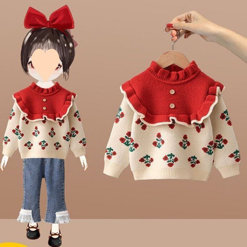 “CozyFleece Baby Princess Pullover ❄️” - MagicWhisper Boutique