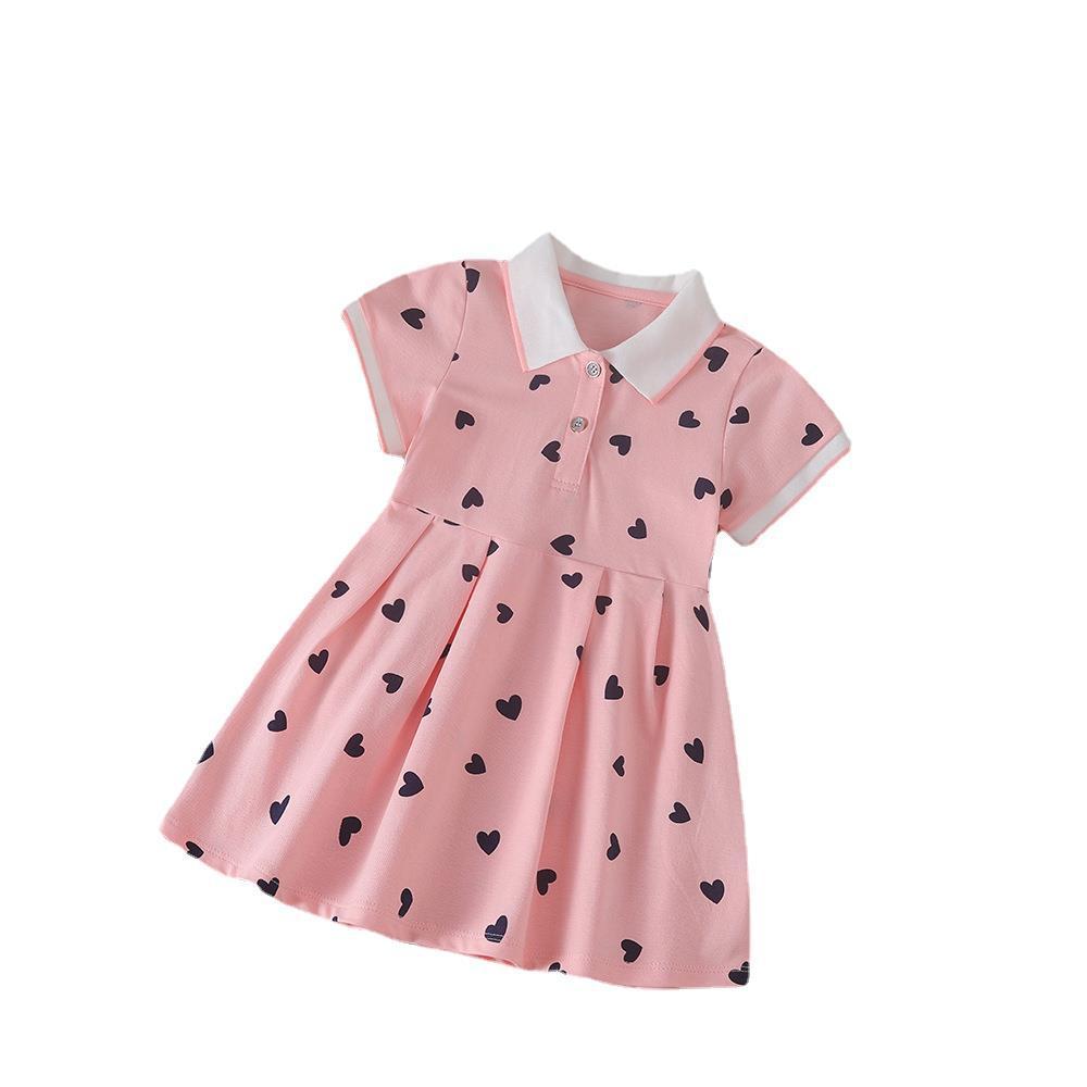 Girls' Dress Girls' Western Style Full Printed Princess Clothing Children's Skirt - MagicWhisper Boutique