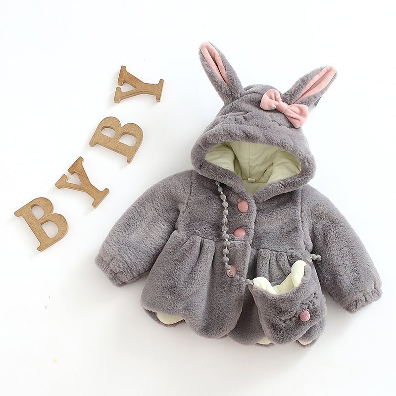 “CozyPrincess Thick Plush Coat for Girls ❄️” - MagicWhisper Boutique