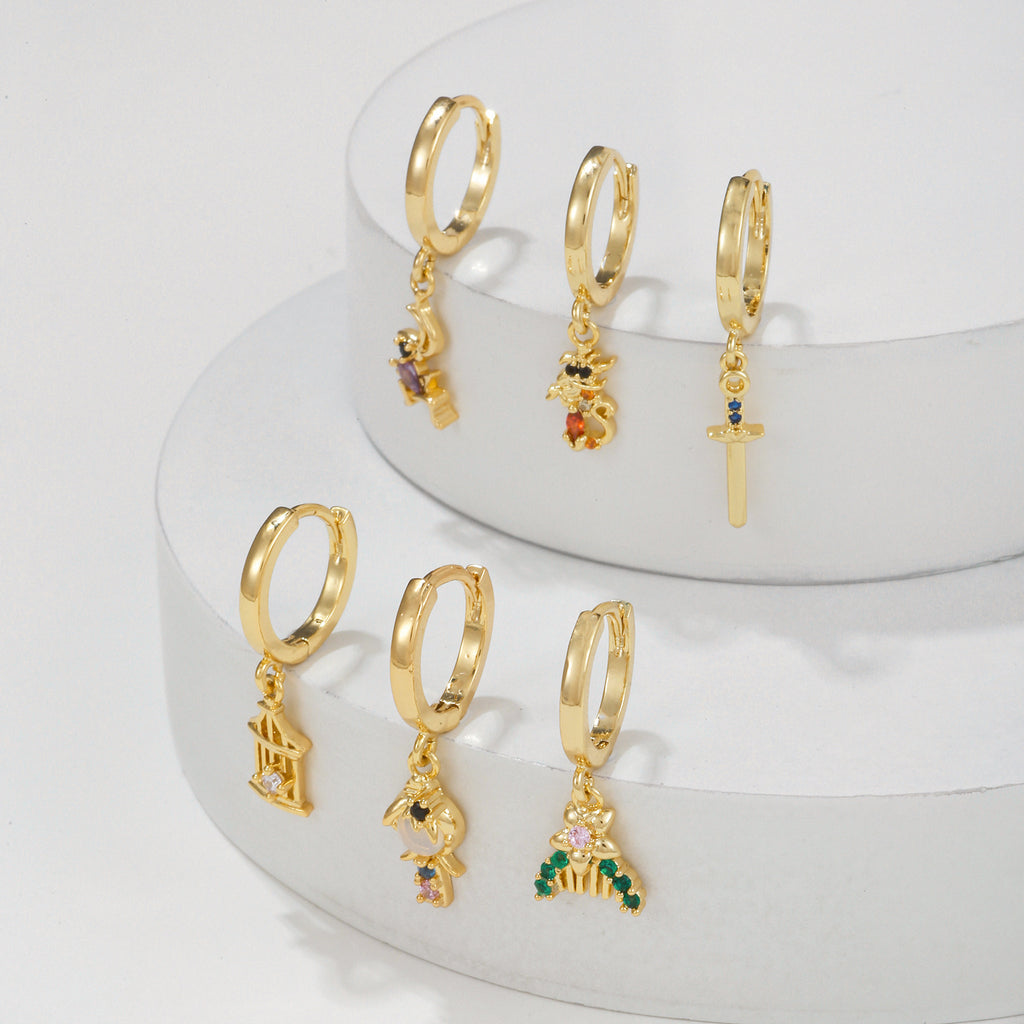 Women's Cartoon Princess Series Ear Clip Suit - MagicWhisper Boutique