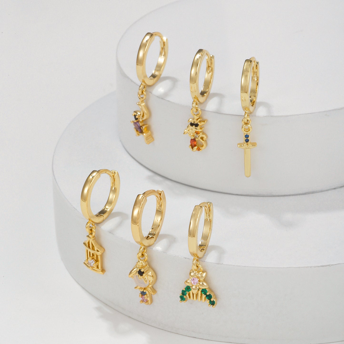 Women's Cartoon Princess Series Ear Clip Suit - MagicWhisper Boutique