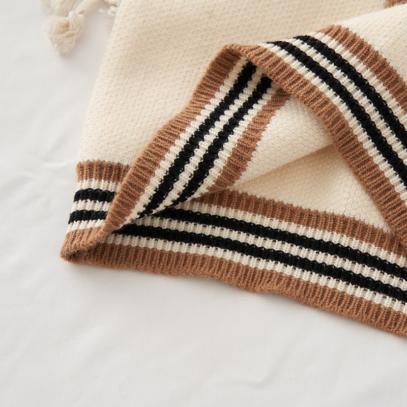 Girls' College Style Princess Sweater Suit - MagicWhisper Boutique