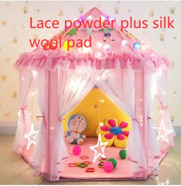 Portable Children's Tent for Kids Tent Toys Girls Princess Castle Tipi Infantil Children's House Vigvam Teepee Baby Tent Gifts - MagicWhisper Boutique