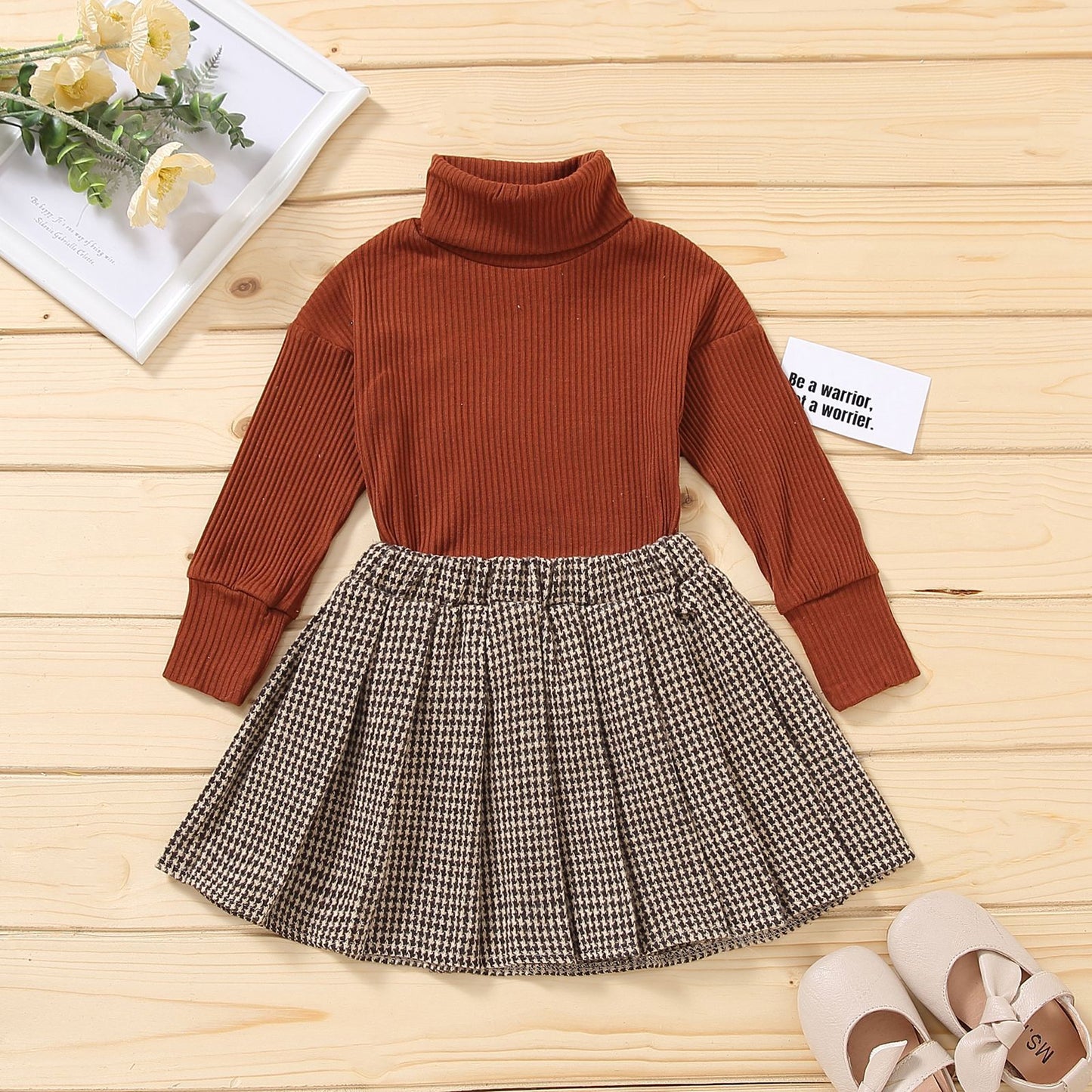 “AutumnChic Turtleneck & Skirt Set ✨” - MagicWhisper Boutique