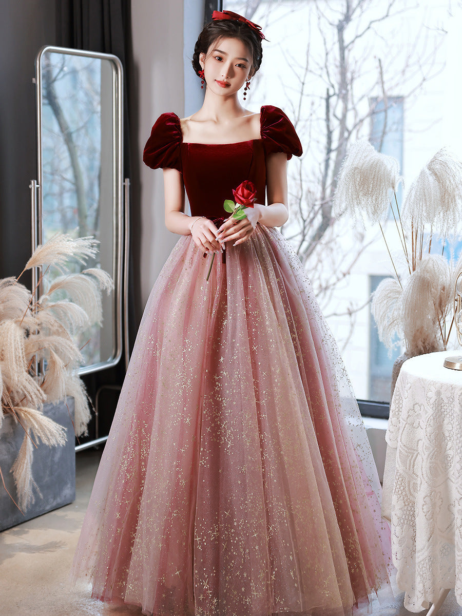 Girls Hepburn Style Princess Dress – Elegant Daily & Special Occasion Wear