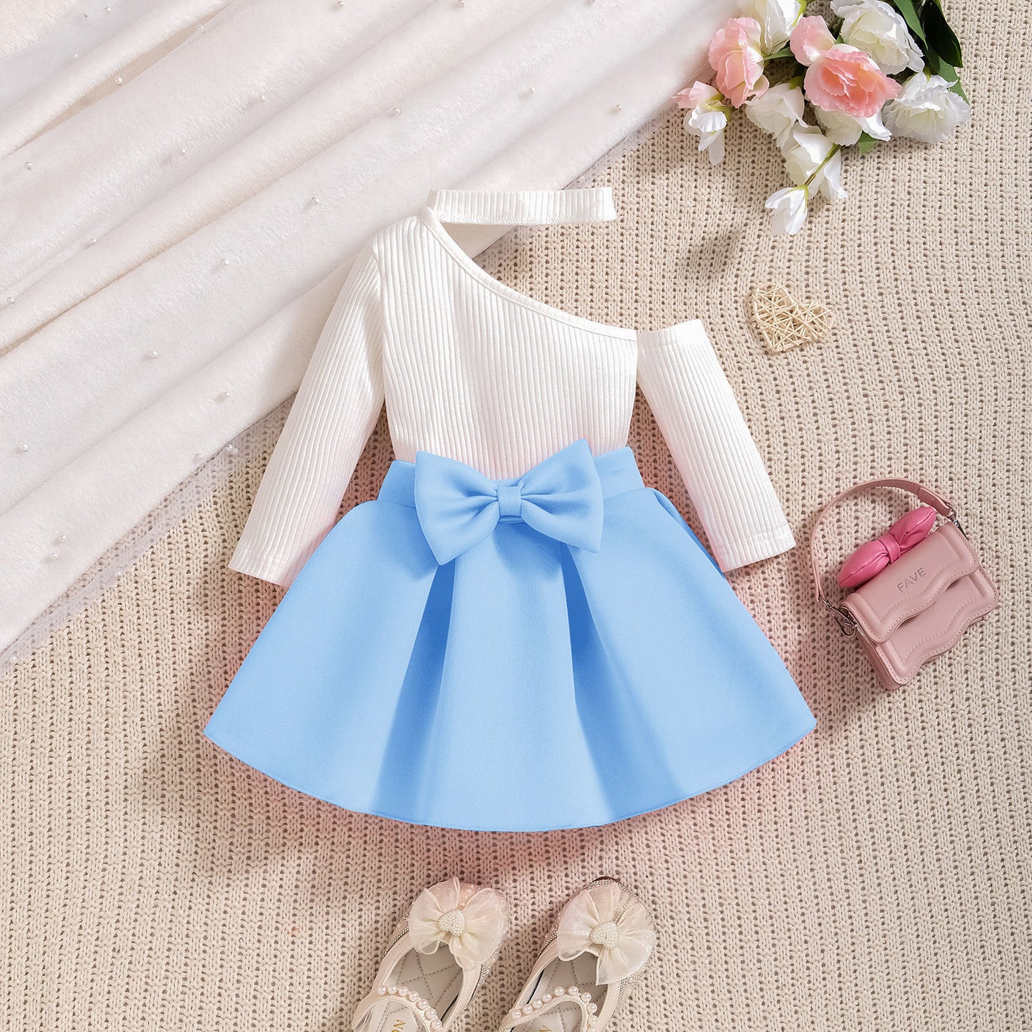 “RuffleBow Princess Two - Piece Set ✨” - MagicWhisper Boutique