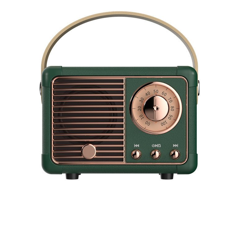 Bluetooth Audio Retro Mini Portable Wireless Card Vehicle - mounted Speakers Desktop Audio - MagicWhisper Boutique