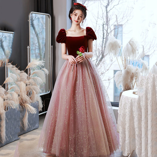 Girls Hepburn Style Princess Dress – Elegant Daily & Special Occasion Wear