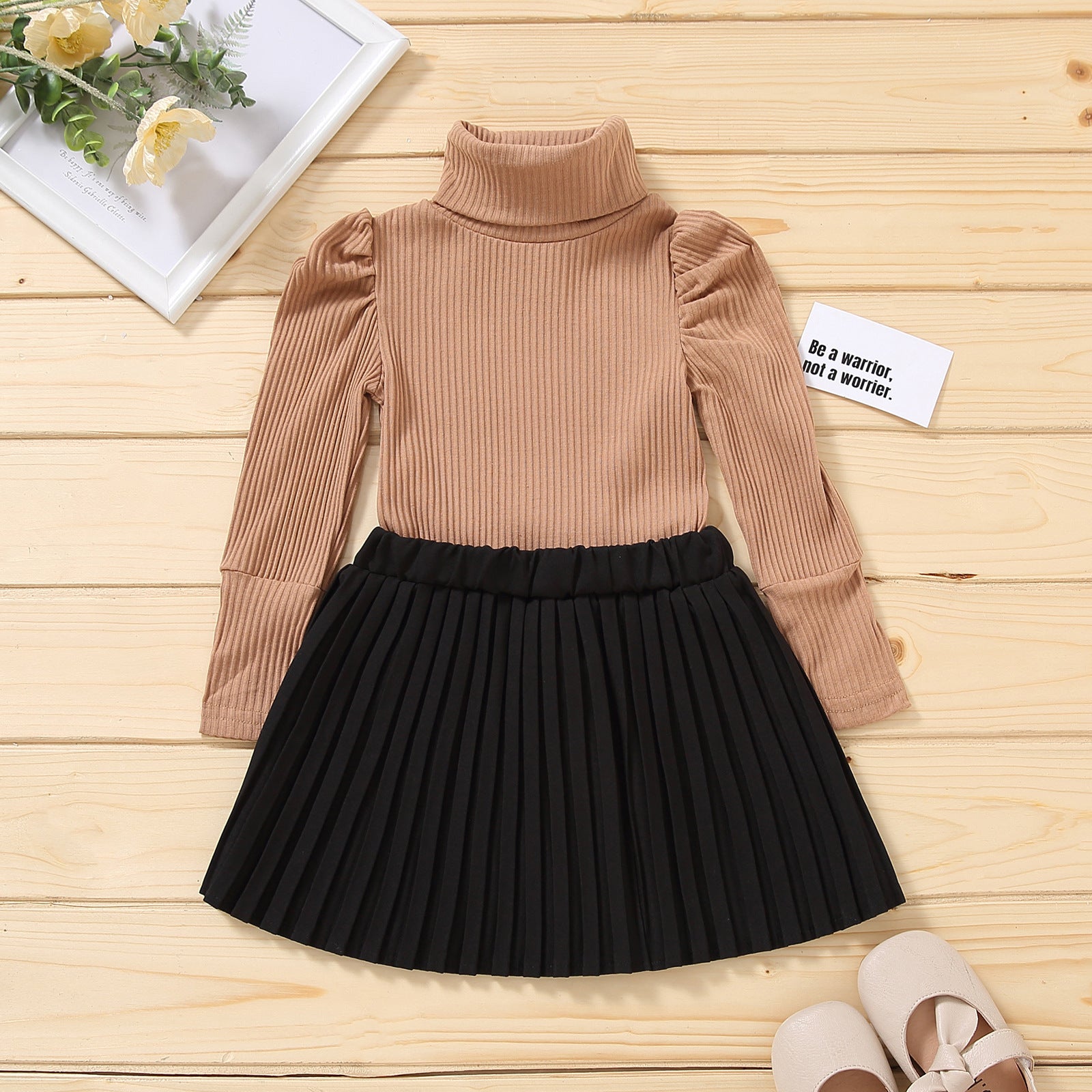 “AutumnChic Turtleneck & Skirt Set ✨” - MagicWhisper Boutique