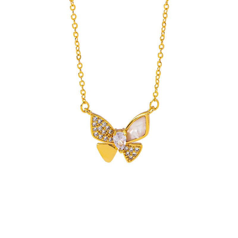 “Royal Butterfly Elegance Necklace ✨” - MagicWhisper Boutique