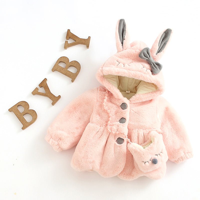 “CozyPrincess Thick Plush Coat for Girls ❄️” - MagicWhisper Boutique