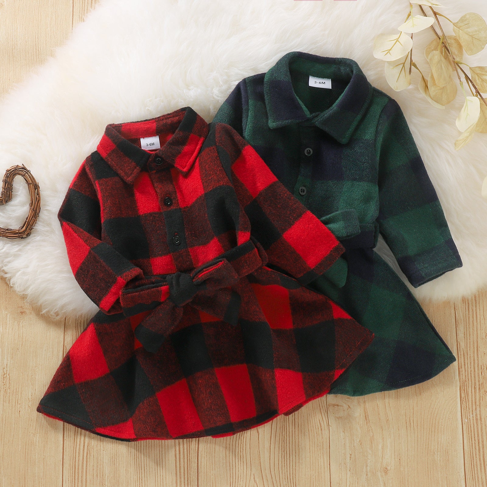“Classic Plaid Baby Princess Dress ❤️” - MagicWhisper Boutique