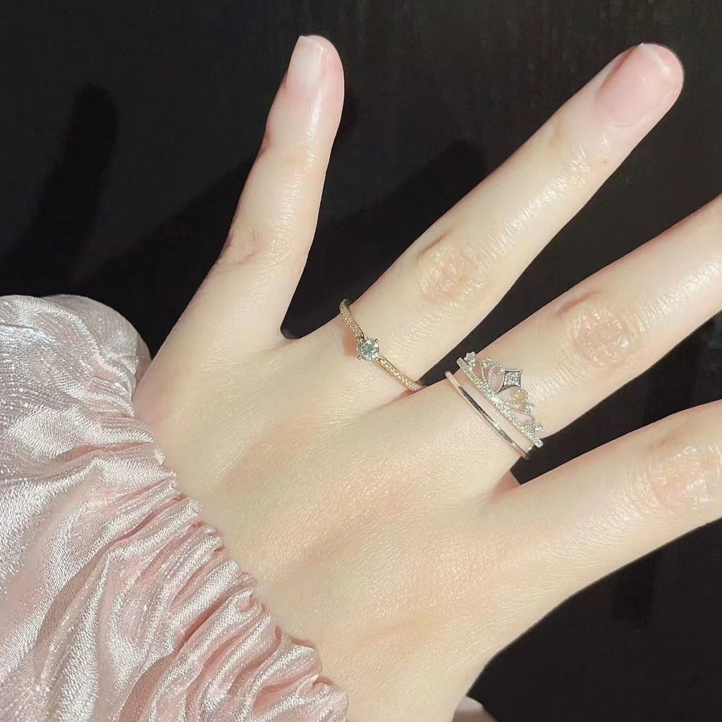 Castle Fireworks Ring Female Princess - MagicWhisper Boutique