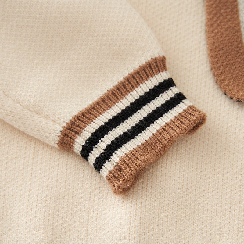 Girls' College Style Princess Sweater Suit - MagicWhisper Boutique