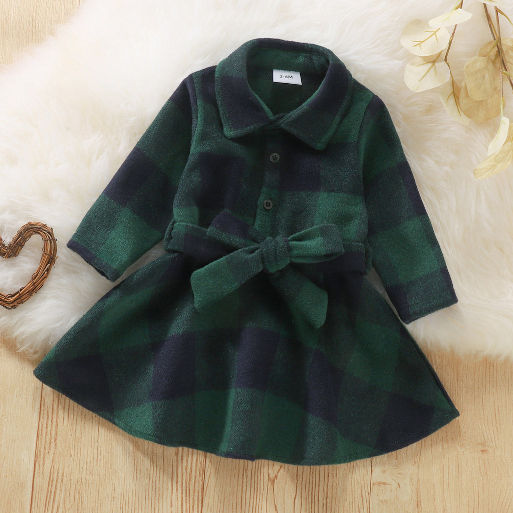 “Classic Plaid Baby Princess Dress ❤️” - MagicWhisper Boutique