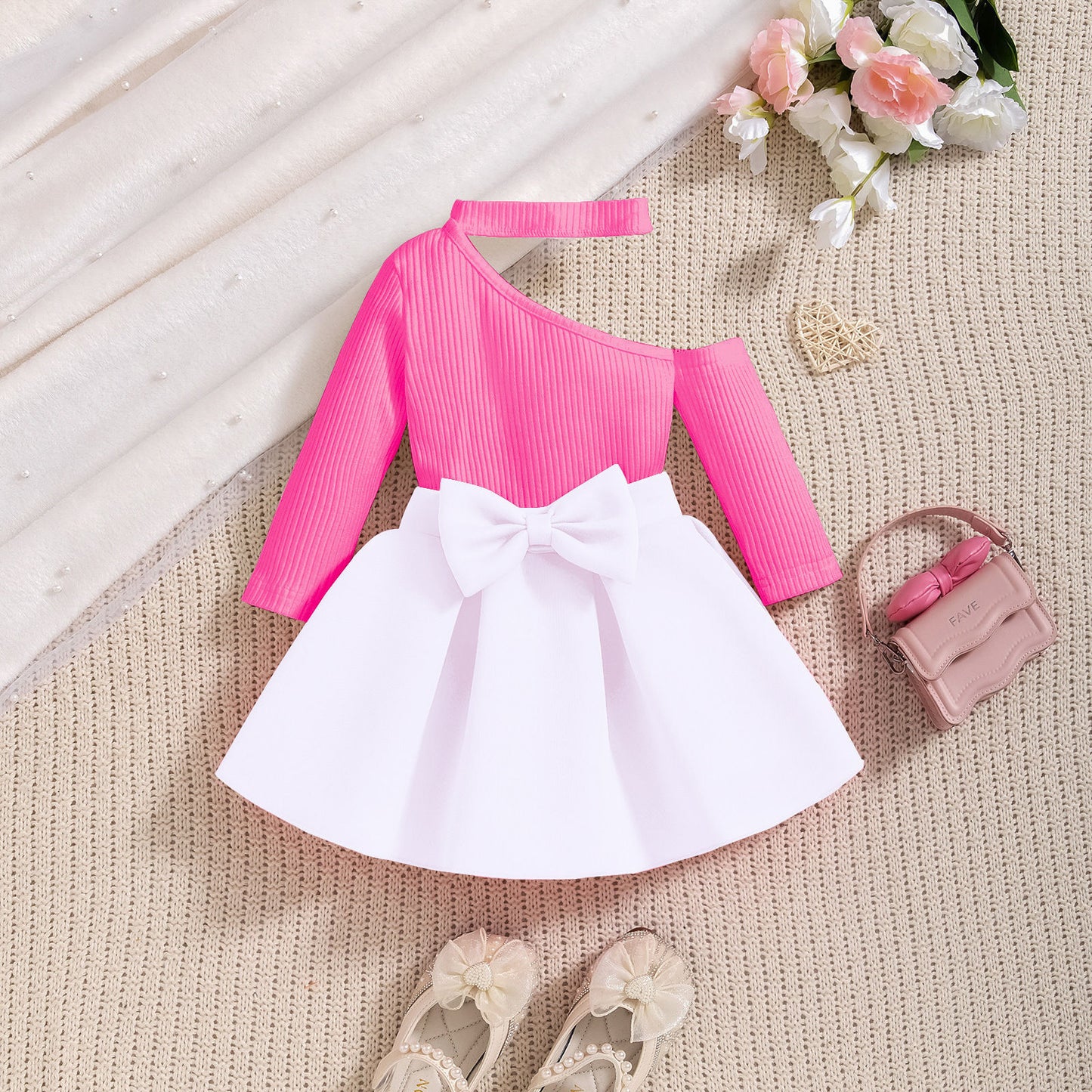 “RuffleBow Princess Two - Piece Set ✨” - MagicWhisper Boutique