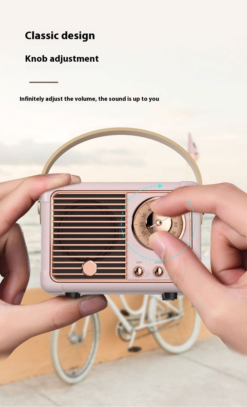 Bluetooth Audio Retro Mini Portable Wireless Card Vehicle - mounted Speakers Desktop Audio - MagicWhisper Boutique