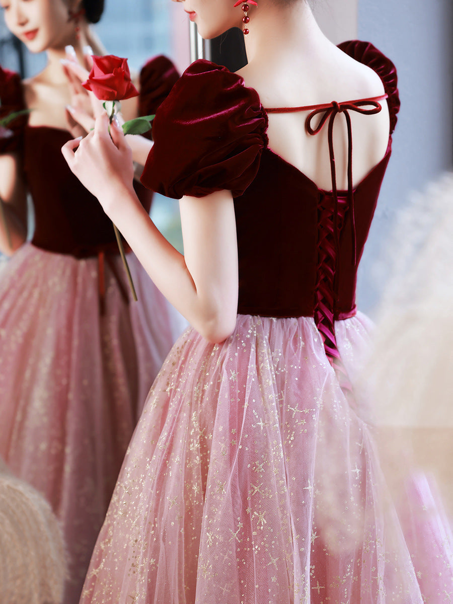 Girls Hepburn Style Princess Dress – Elegant Daily & Special Occasion Wear