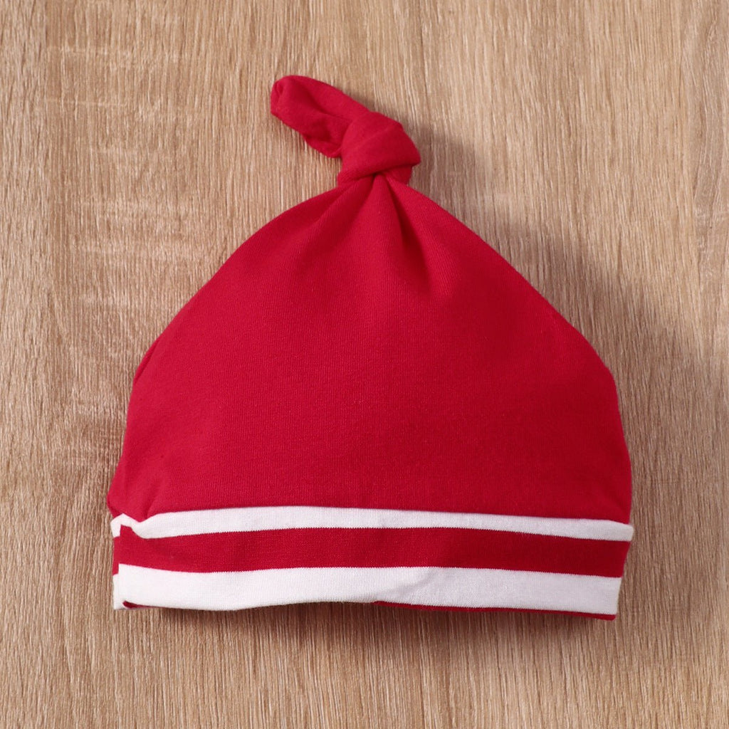 Kids Christmas Elk Striped Hat Set - MagicWhisper Boutique
